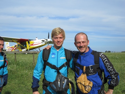Timo and Michael before the Jump